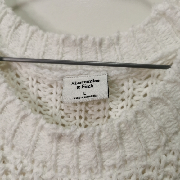 Abercrombie & Fitch Cream Sleeveless Knit Tank - Picture 2 of 8